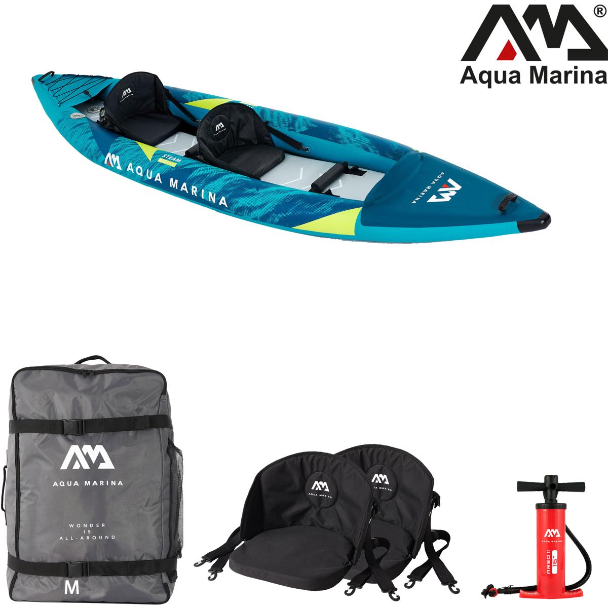Aqua Marina Steam Kajak, 2Personen, 412x90cm CampingBuddies