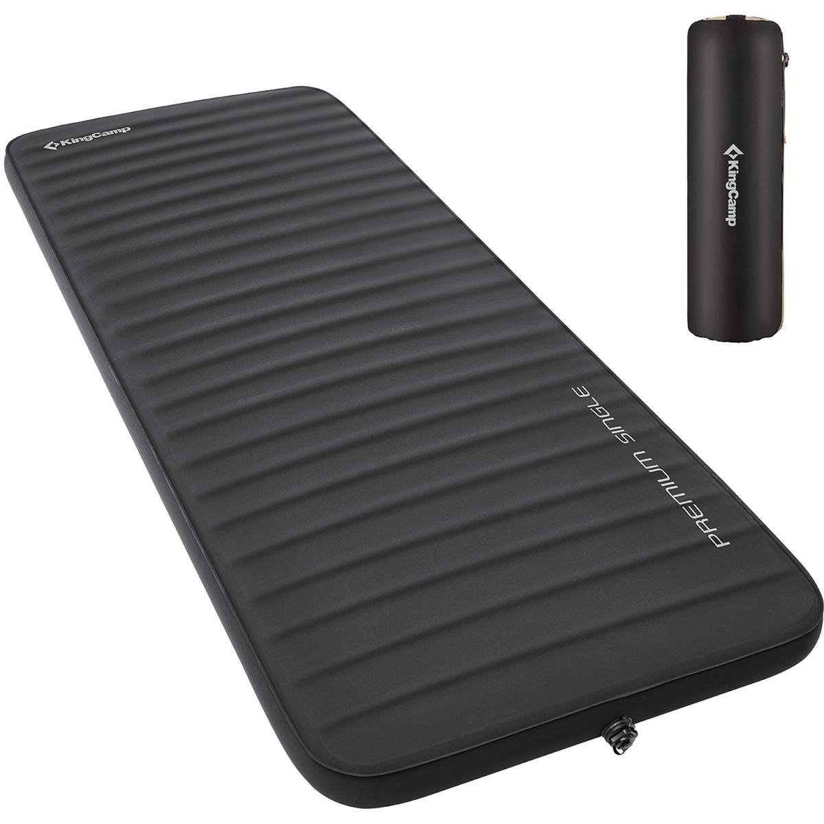 KingCamp Premium Schlafmatte, selbstaufblasend, 198x76x7,5cm