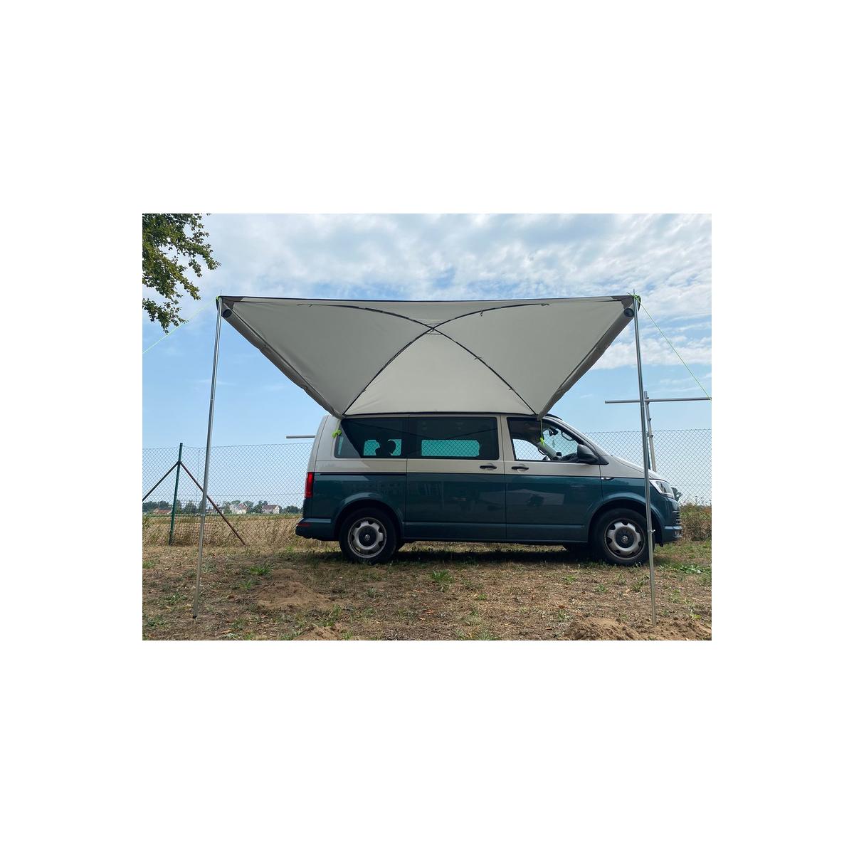 Reimo Mauritius XXL Sonnensegel - 560x300cm Groß, Perfekt Für Camping & Wohnmobile