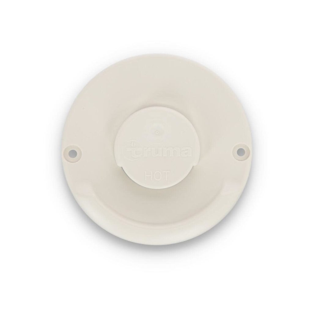 TRUMA Kaminaußenteil ZR 80 Bianco - Accessoire Camping-car Blanc Pour Conduit De Cheminée
