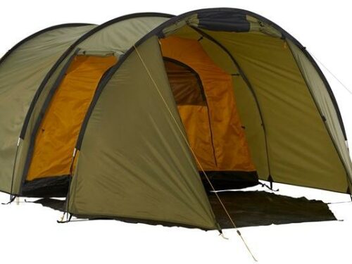 Tambu Pesadar Familien Tunnelzelt, 6 Personen, 530x310x205cm, grau/blau -  CampingBuddies - Von Campern für Camper | Zelte