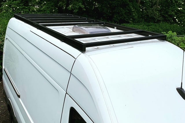DIY: Aluprofil-Dachträger für Mercedes Sprinter selbst gebaut