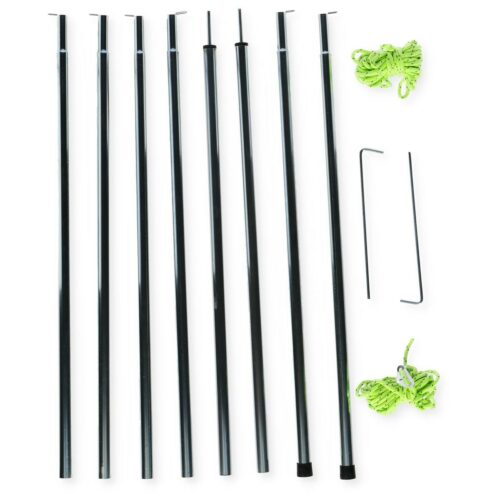 Sonnensegel Aufstellstange, 196 cm, 2er-Set