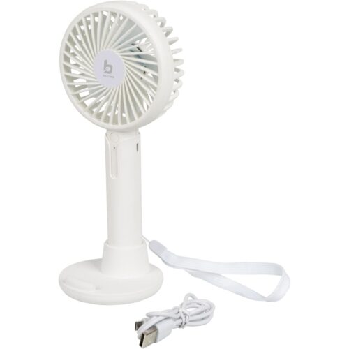 Bo-Camp Portable fan Handventilator, USB, 1200mAh, weiß