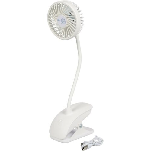 Bo-Camp Flex Tischventilator, USB, 1200mAh, weiß