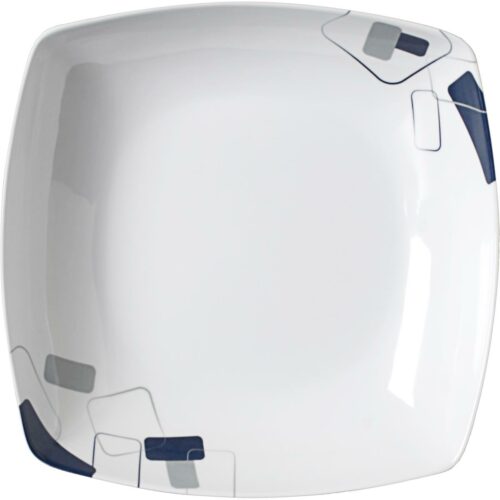 Brunner Panarea Suppenteller, 23x23cm, weiß