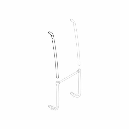 Oberer Tragarm - Thule Ersatzteile Nr. 1500603213 - für Excellent LV, schwarz