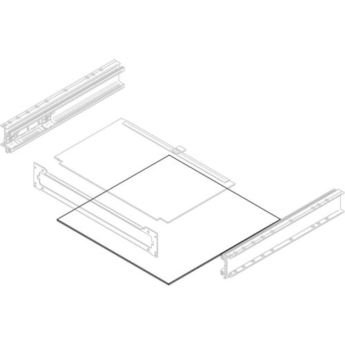 Untere Gehäuseplatte - Thule Ersatzteil Nr. 1500603390 - für Slide-Out V18 400