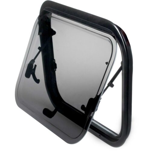 Freucamp Ausstellfenster Acryl Doppelverglasung und gewölbter Rahmen, 818x315mm