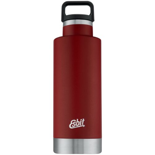 Esbit Sculptor Standard Mouth Isolierflasche, Edelstahl, 750ml, burgunder