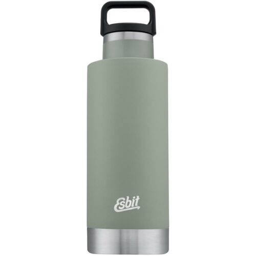 Esbit Sculptor Standard Mouth Isolierflasche, Edelstahl, 750ml, grau