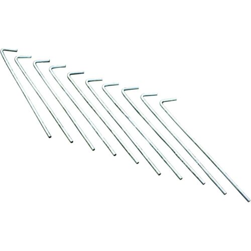 Regatta Steel Pegs Stahlheringe, 8 Zoll, 10 Stück
