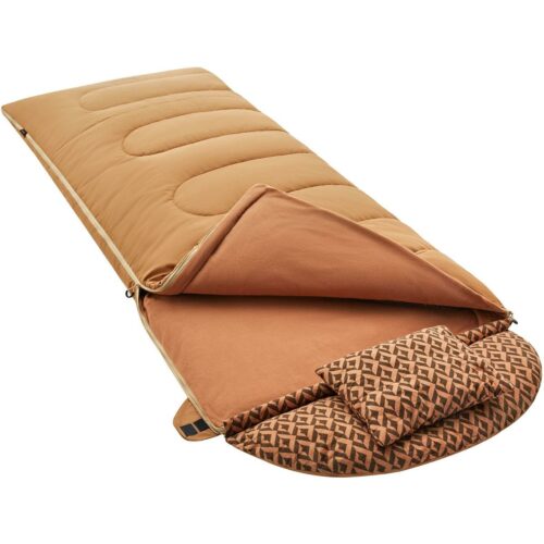 KingCamp Forest Deckenschlafsack, 230x90cm, braun, 3°C