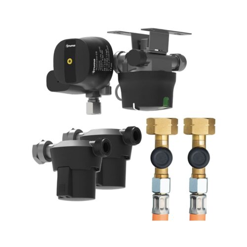 Truma DuoControl CS Gasdruckregler inkl. Gasfilter u. Gasschlauch, horizontal