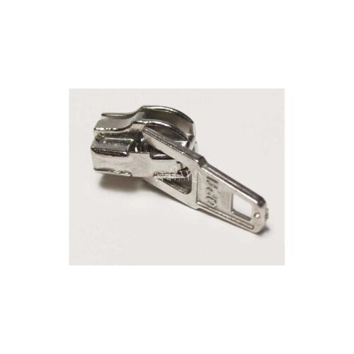 Zipper für Reißverschluss, verchromt, 3mm, 5er-Pack