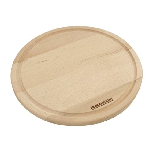 Fackelmann Schneidbrett, ∅24cm, Buchenholz