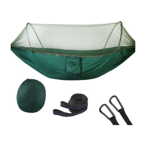 Origin Outdoors Pop Up Moskitonetz Hängematte, dunkelgrün