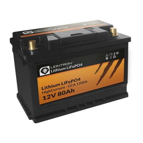 Liontron HighCurrent Lithium Batterie, 12,8V, 80Ah, mit BMS