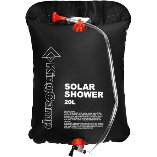 KingCamp Basic Solar Dusche, schwarz, 20L