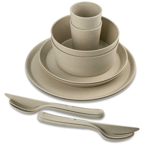 Koziol Helsinki Connect Geschirrset, 10-teilig, sand
