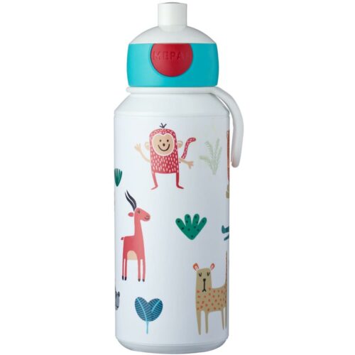 Mepal Pop-Up Campus Trinkflasche, 400ml, Animal Friends