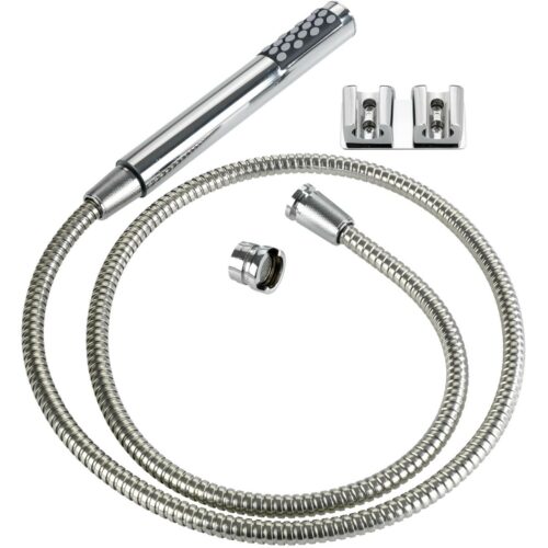 WENKO Waschbeckenbrause, duo haken, chron glänzend