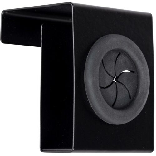 WENKO Push Haken, edelstahl, schwarz matt