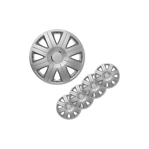 Pro Plus Cosmos Radblenden Set, 4 Stück, 15 zoll, silber