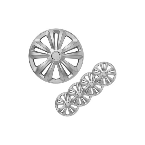 Pro Plus Terra Radblenden Set, 4 Stück, 13 zoll, silber