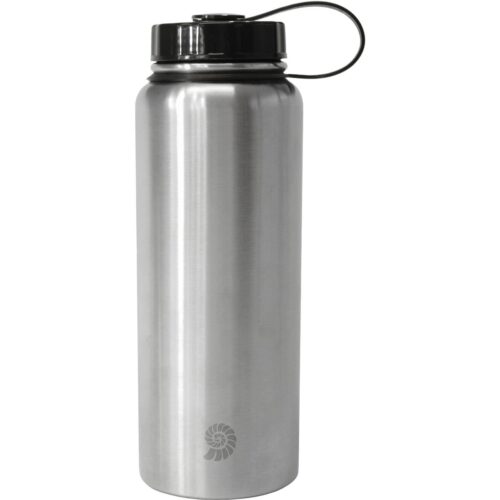 Origin Outdoors Trinkflasche, Edelstahl, 1L, silber