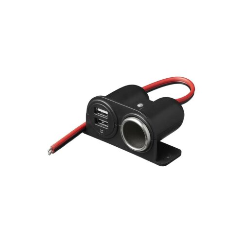 Pro Plus Aufbau-Zigarettenanzündersteckdose, 2x USB-A, 12V/24V