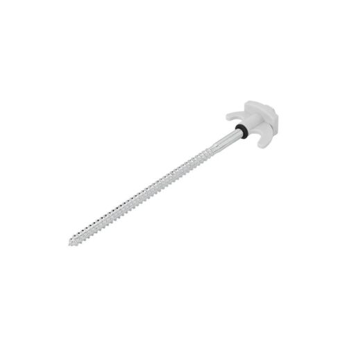 Pro Plus Zelthering mit Kunststoffhaken, schraubbar, 20cm, Metall