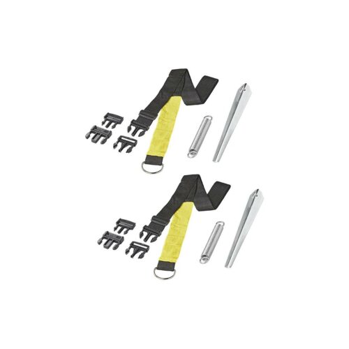 Pro Plus Sturm-Abspannset mit Clips, 2x3m