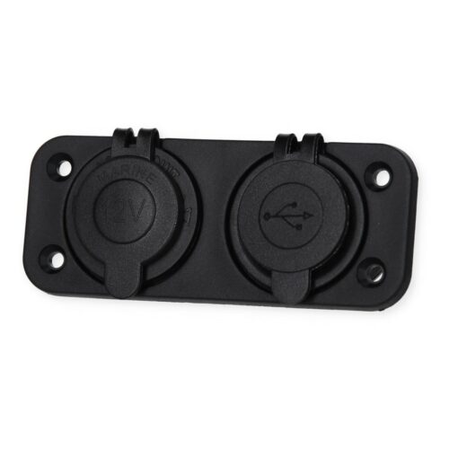 Pro Plus Einbau Kit: Steckdose DIN + USB Doppel-steckdose Typ A 2x2100mA