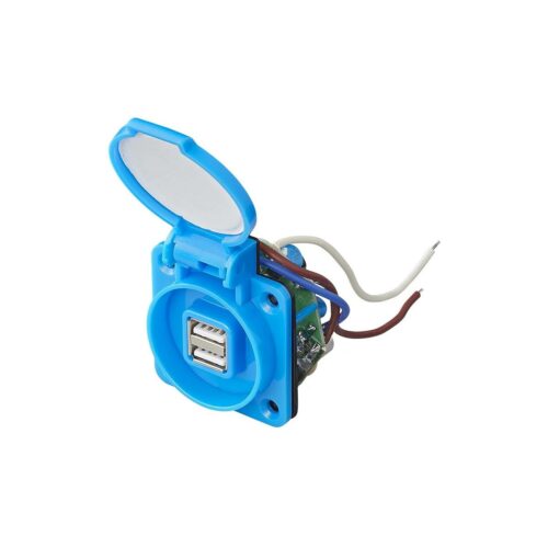 Pro Plus USB-Steckdose 2-fach mit Deckel, DC, 5V, 2100mA