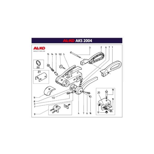 Soft Dock Gummipuffer - AL-KO Ersatzteil Nr. 690251 - für AKS 2004