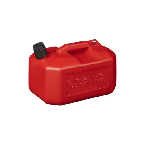 Pro Plus Benzinkanister, Kunststoff, 10L, rot, niedrig