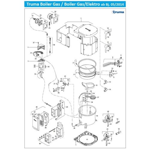 Windabweiser - Truma Ersatzteil Nr. 70000-36300 - für Gas/Elektro Boiler