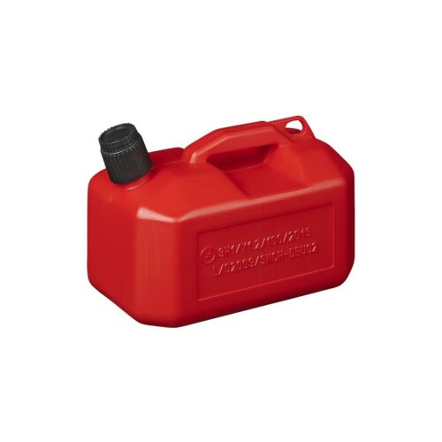 Pro Plus Benzinkanister, Kunststoff, 5L, rot, niedrig