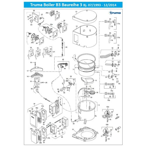 Verkleidungsboden - Truma Ersatzteil Nr. 70020-09600 für Boiler