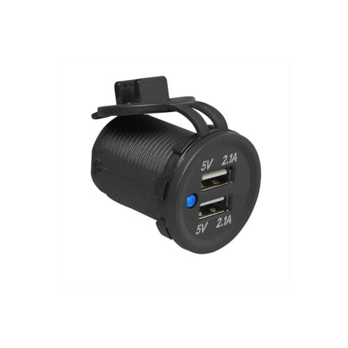 Pro Plus USB Doppel-Einbausteckdose, 3100mA, 12V/24V
