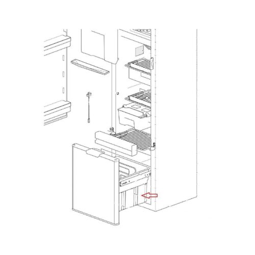Schubladenbehälter - Thetford Ersatzteil Nr. 69128808 - für N3141