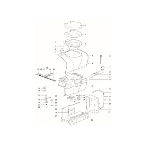Kabelbaum - Thetford Ersatzteil Nr. 90720 - für SC500C