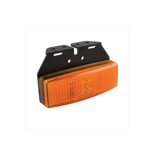 Pro Plus LED Seitenmarkierungsleuchte, 110x40mm, orange, 12/24V, halter