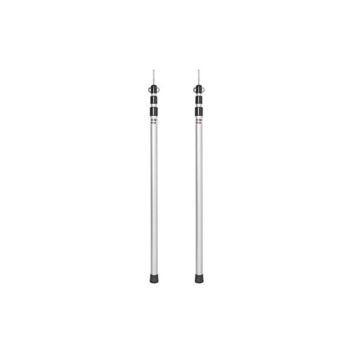 Pro Plus Teleskopzeltstangen Set, 93-230cm, 2er-Set