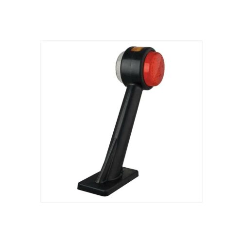 Pro Plus LED Umrissleuchte, 166x193mm, 12/24V, rot/weiß/orange, links