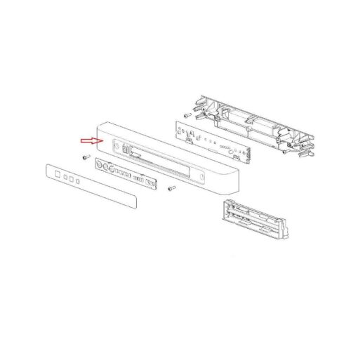 SR Gehäuse, aufklappbar rechts, flacher Rahmen 10mm - Thetford Ersatzteil Nr. 691463 - für N3000/N4000