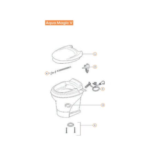 Dichtring - Thetford Ersatzteil-Nr. 31708 - für Aqua Magic V