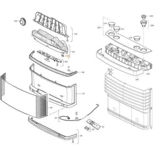Befestigungsschelle KFH - Truma Ersatzteil Nr. 30090-51800 - für S-5004