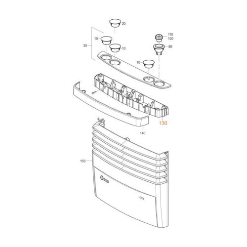Schalttafelhalter - Truma Ersatzteil Nr. 30090-95000 - für S-3004